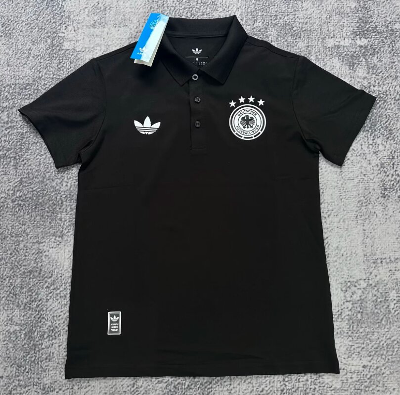 AAA Quality Germany 26/27 White/Black Polo Shirts